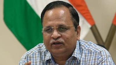 Delhi health minister Satyendar Jain. (ANI) Delhi health minister Satyendar Jain. (ANI)