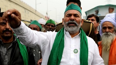 “Talks between Haryana CM and farmers yesterday remained inconclusive,” Bharatiya Kisan Union (BKU) leader Rakesh Tikait said. (ANI) “Talks between Haryana CM and farmers yesterday remained inconclusive,” Bharatiya Kisan Union (BKU) leader Rakesh Tikait said. (ANI)