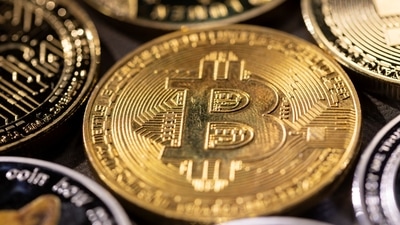 Representation of cryptocurrency bitcoin is seen in this illustration taken November 29, 2021.&nbsp; (REUTERS)