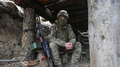 Ukraine and its Western backers are increasingly concerned that a Russian troop buildup near the Ukrainian border could signal Moscow's intention to invade. (AP) Ukraine and its Western backers are increasingly concerned that a Russian troop buildup near the Ukrainian border could signal Moscow's intention to invade. (AP)