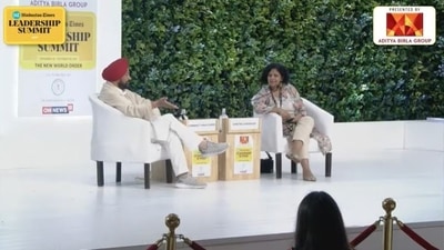 “If we reduced the power or petrol tariffs in Punjab, we have done that for all and not just one religion or caste,” Punjab chief minister Charanjit Singh Channi added while speaking to Hindustan Times' Sunetra Choudhury.&nbsp; (HT Photo)