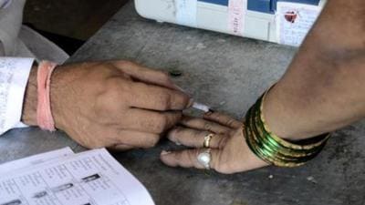 MP panchayat elections: Results of election for Janpad panchayat members will be announced at the block headquarters on February 22. The results of district panchayat members’ election will be declared at the district headquarters on February 23,   (HT File Photo/Ravindra Joshi)
