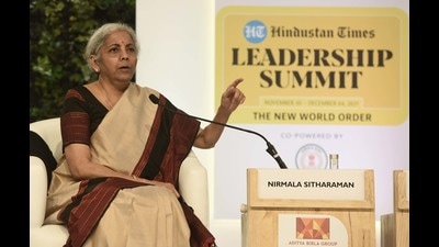 Finance minister Nirmala Sitharaman says infrastructure development is one of the key focus areas of the government and the “emphasis on infrastructure spending in some form or the other” will continue. (Vipin Kumar/HT PHOTO) Finance minister Nirmala Sitharaman says infrastructure development is one of the key focus areas of the government and the “emphasis on infrastructure spending in some form or the other” will continue. (Vipin Kumar/HT PHOTO)