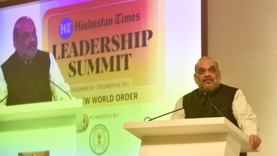 The Union Home Minister said that during coal shortage and fears of a power crisis in India, the government ramped up the production and tackled the situation.(HT photo/ Vipin Kumar)