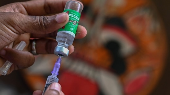 The cumulative number of doses administered under the country’s immunisation drive crossed the 1.26-billion mark.(AFP)