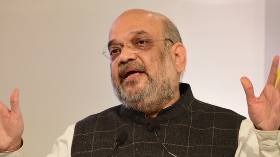 Amit Shah rejected statements by Opposition leaders that peace will return to Kashmir only after Article 370 is restored.(PTI)