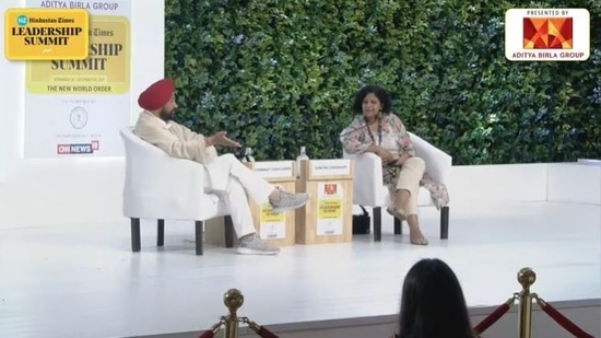 “If we reduced the power or petrol tariffs in Punjab, we have done that for all and not just one religion or caste,” Punjab chief minister Charanjit Singh Channi added while speaking to Hindustan Times' Sunetra Choudhury.&nbsp;(HT Photo)