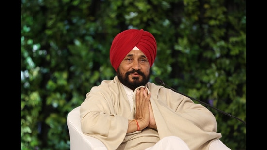 Punjab chief minister Charanjit Singh Channi (Sanchit Khanna/HT PHOTO)