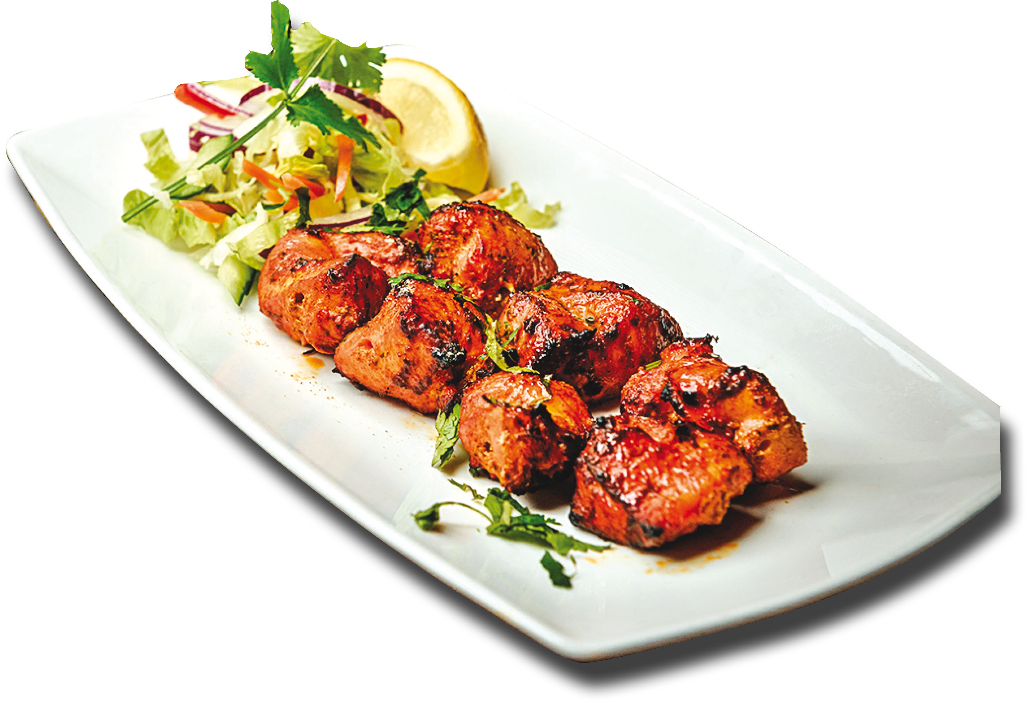 Goat is a leaner meat and has much less saturated fat than pork, lamb, beef and even chicken Goat is a leaner meat and has much less saturated fat than pork, lamb, beef and even chicken