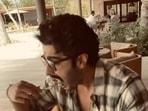 Malaika Arora posts a video of Arjun Kapoor enjoying his breakfast.