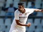 India's Ravichandran Ashwin in action during the second day of the 2nd Test match between India and New Zealand, at Wankhede Stadium, in Mumbai on Saturday.