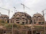 Al-Rahman Grand Mosque in al-Mansour district of Iraq's capital Baghdad, one of the last projects by late Iraqi dictator Saddam Hussein.(AFP) Al-Rahman Grand Mosque in al-Mansour district of Iraq's capital Baghdad, one of the last projects by late Iraqi dictator Saddam Hussein.(AFP)