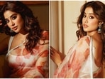 Janhvi Kapoor is a Paramsundari in floral sheer saree and sleeveless white bralette: All pics inside
