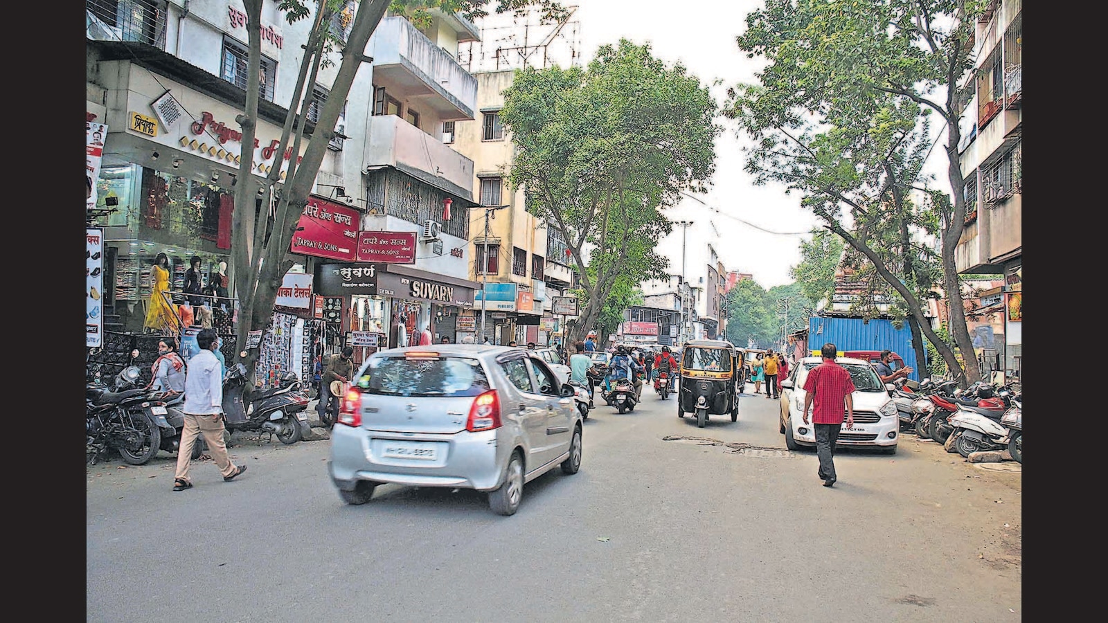 Vehicle-free Laxmi road on Pedestrian Day