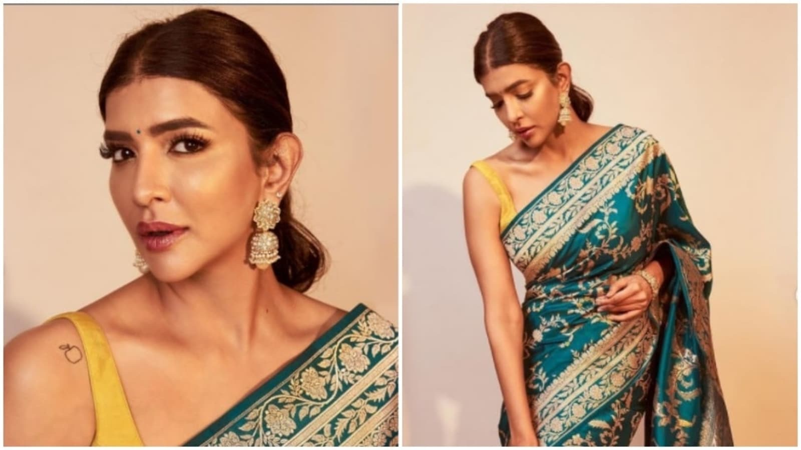 Lakshmi Manchu is 'sexy, vibrant, fashionable, classy' in a ₹89K Katan  Benarasi saree | Hindustan Times
