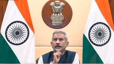 Dr S. Jaishankar, Union minister of external affairs, said that Beijing's rise was followed by territorial issues rising across the breadth of Asia.&nbsp; (HT Photo)