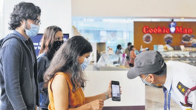 In the last eight days, the state has logged 2,814 new Covid-19 cases, with Bengaluru accounting for nearly half of them, data suggests. (ANI) In the last eight days, the state has logged 2,814 new Covid-19 cases, with Bengaluru accounting for nearly half of them, data suggests. (ANI)