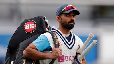 India's Ajinkya Rahane during nets.&nbsp; (Action Images via Reuters)