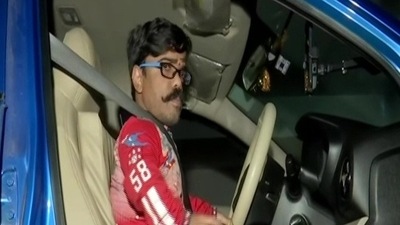 Shivpal presently works at a private firm here and says that he came to Hyderabad in 2000. (ANI/Twitter)