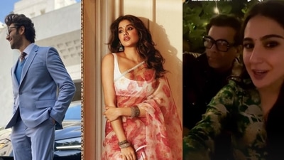 Kartik Aaryan, Janhvi Kapoor, Karan Johar and Sara Ali Khan are in New Delhi this weekend. Kartik Aaryan, Janhvi Kapoor, Karan Johar and Sara Ali Khan are in New Delhi this weekend. 