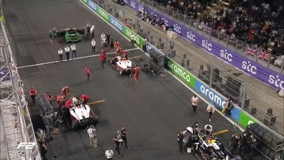 F2 racers Theo Pourchaire, Enzo Fittpaldi transferred to hospital after horror Jeddah crash (TWITTER/FORMULA 2)