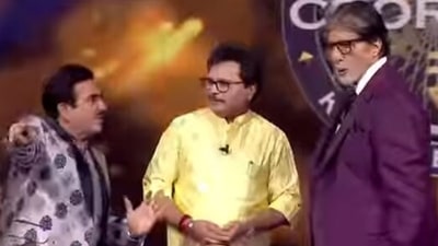 Taarak Mehta Ka Ooltah Chashmah cast on Kaun Banega Crorepati. Taarak Mehta Ka Ooltah Chashmah cast on Kaun Banega Crorepati. 