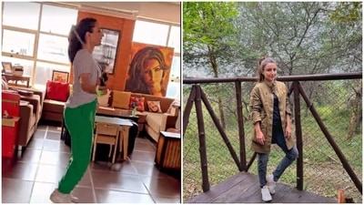 Soha Ali Khan's weekend to-do - 'Skipping backwards' (Instagram/@sakpataudi)