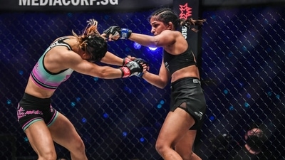 Ritu Phogat sticks to own path despite slipping at the last hurdle (ONE Championships) Ritu Phogat sticks to own path despite slipping at the last hurdle (ONE Championships)