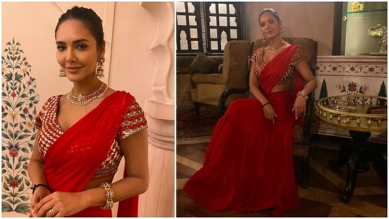 Esha Gupta's Fabulous Saree Looks