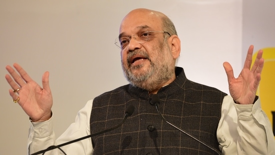 Union home minister Amit Shah expressed anguish over the killing of the civilians in Nagaland.&nbsp;(PTI )