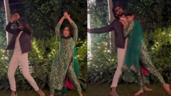 Sara Ali Khan later joined Ranveer Singh, who has been in Delhi shooting for Rocky Aur Rani Ki Prem Kahani with Alia Bhatt. The Simmba co-stars danced to the song Chaka Chak. 