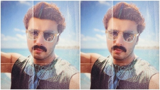 Here's another sunkissed selfie of Arjun with the sprawling blue waters of Maldives in the backdrop.(Instagram/@arjunkapoor)