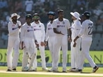 India's Ravichandran Ashwin celebrates the dismissal of New Zealand's skipper Tom Latham on the third day of the 2nd Test match between India and New Zealand, at Wankhede Stadium, in Mumbai on Sunday. (ANI) India's Ravichandran Ashwin celebrates the dismissal of New Zealand's skipper Tom Latham on the third day of the 2nd Test match between India and New Zealand, at Wankhede Stadium, in Mumbai on Sunday. (ANI)