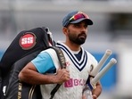 India's Ajinkya Rahane during nets.&nbsp;