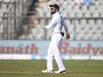 Mumbai: Indian captain Virat Kohli dances during the 4th day of the 2nd test cricket match between India and New Zealand, at Wankhede stadium in Mumbai, Monday, Dec. 6, 2021. (PTI Photo/Shashank Parade)(PTI12_06_2021_000049A)