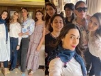 Kareena Kapoor with members of the Kapoor family. Kareena Kapoor with members of the Kapoor family. 