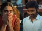 Sara Ali Khan and Dhanush in stills from Atrangi Re song Rait Zara Si. Sara Ali Khan and Dhanush in stills from Atrangi Re song Rait Zara Si. 