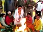Wasim Rizvi converted to Hinduism on Monday.