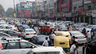 The national capital has 3.3 million four-wheelers and 7.3 million two-wheelers. (Picture for representation only) The national capital has 3.3 million four-wheelers and 7.3 million two-wheelers. (Picture for representation only)