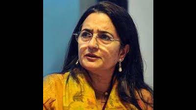 Former Haryana forests minister Kiran Choudhry. (HT File) Former Haryana forests minister Kiran Choudhry. (HT File)