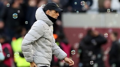 Chelsea manager Thomas Tuchel looks dejected after the match (Action Images via Reuters)