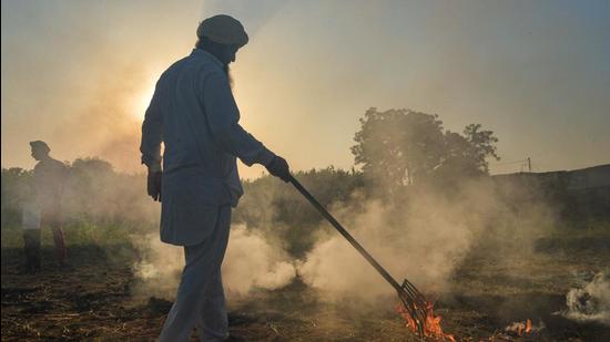 Delhi’s environment minister, Gopal Rai, quoted a Centre for Science and Environment (CSE) study claiming that 60% of Delhi’s air pollution comes from outside the Capital (PTI) Delhi’s environment minister, Gopal Rai, quoted a Centre for Science and Environment (CSE) study claiming that 60% of Delhi’s air pollution comes from outside the Capital (PTI)