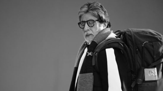 Amitabh Bachchan shared several behind-the-scenes pictures on his blog from his upcoming film Uunchai by Sooraj Barjatya.