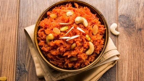 Gajar Ka Halwa is packed with health benefits(Pinterest) Gajar Ka Halwa is packed with health benefits(Pinterest)