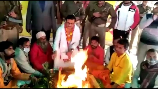 Wasim Rizvi converted to Hinduism on Monday.