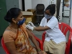 The Madhya Pradesh government has set a deadline to administer Covid-19 vaccine shots to all the eligible adults by December-end.(Representative Photo/HT) The Madhya Pradesh government has set a deadline to administer Covid-19 vaccine shots to all the eligible adults by December-end.(Representative Photo/HT)