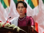 File photo of Myanmar's ousted leader Aung San Suu Kyi.