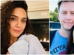 Preity Zinta shared a glimpse of one of her twins. Preity Zinta shared a glimpse of one of her twins.