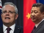 Pictured above are Australia's prime minister Scott Morrison (L) and China's president Xi Jinping (R). (REUTERS / File Photo) Pictured above are Australia's prime minister Scott Morrison (L) and China's president Xi Jinping (R). (REUTERS / File Photo)