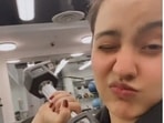 Neha Sharma is burning the cake with intense workout